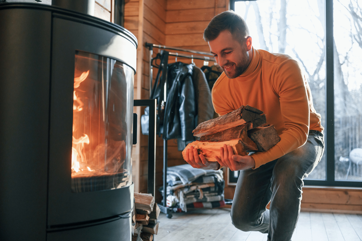 Как растопить печь без дыма